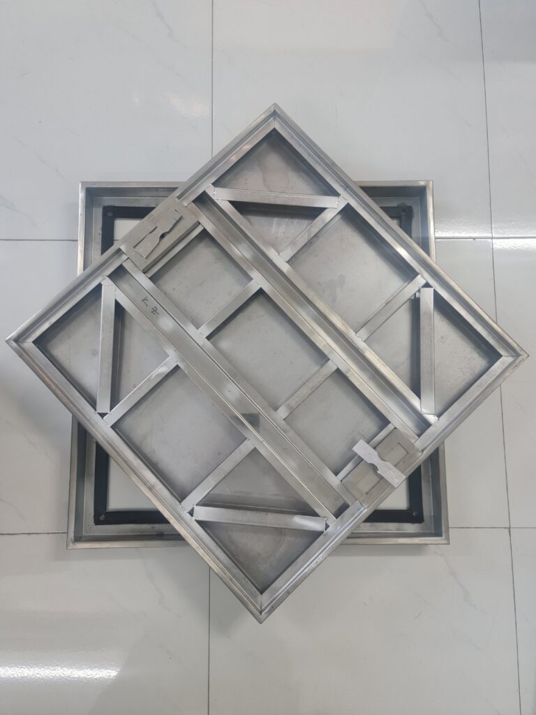 Nắp bể ngầm inox Việt Anh. KT 500X500. Chịu tải 2000KG - Bể Nước Ngầm ...