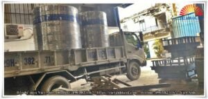 Bồn bảo ôn inox Việt Anh xuất xưởng đi Mộc Châu - Sơn La