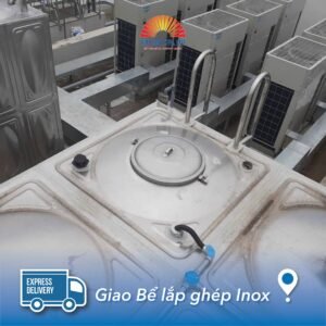 Giao bể lắp ghép inox cho khách hàng tại Đà Nẵng