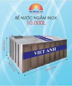 Bể nước ngầm inox Việt Anh 10000l