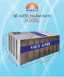 Bể nước ngầm inox Việt Anh 6000l