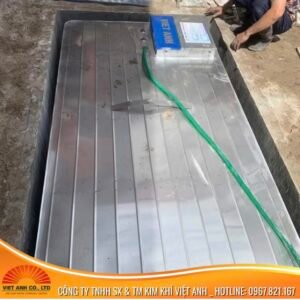 Hình ảnh thực tế lắp đặt bể ngầm inox cho khách hàng