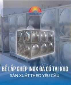 Sản xuất và lắp đặt bồn bảo ôn lắp ghép Inox dung tích 150m3