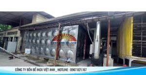 Sản xuất và lắp đặt bồn bảo ôn lắp ghép Inox dung tích 150m3