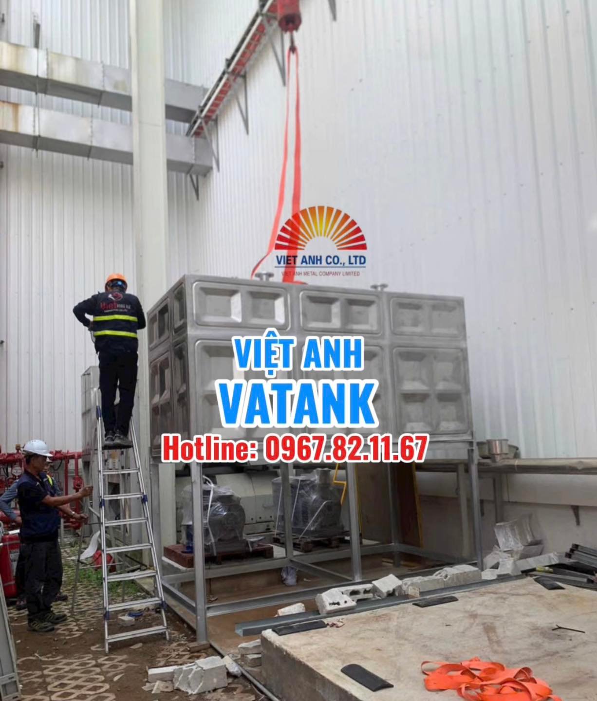 Bể lắp ghép inox công nghệ cao Việt Anh - Giải pháp tối ưu cho các công trình hiện đại