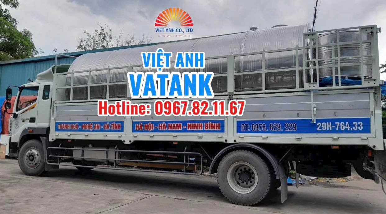 Giao bồn bảo ôn Inox dung tích lớn tới Nghệ An