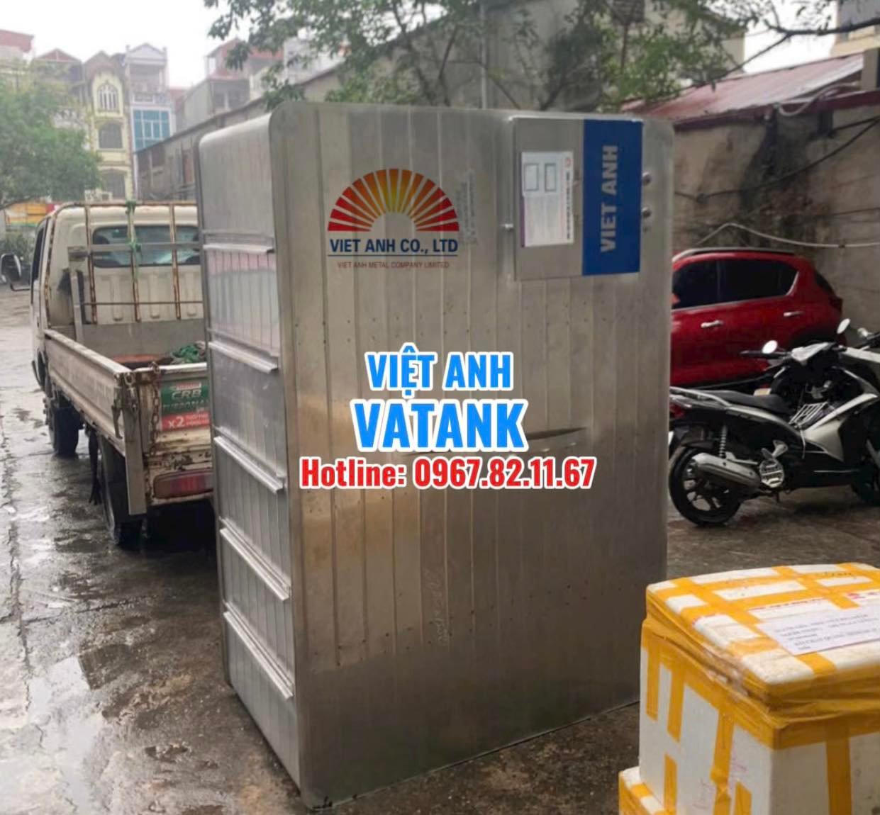 Giao hàng đúng hẹn là chuyện của Bồn bể inox Việt Anh VATANK