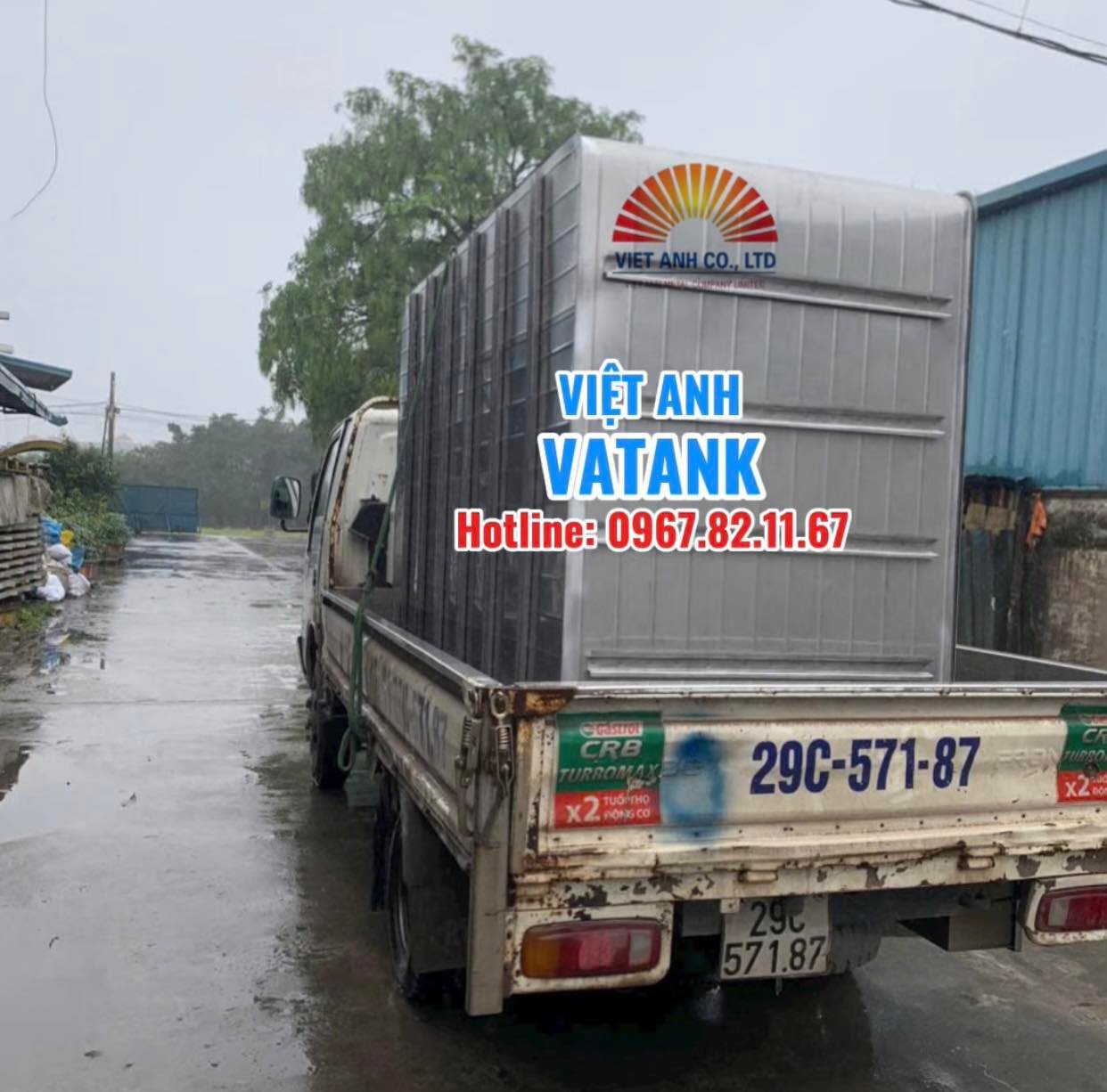 Giao hàng đúng hẹn là chuyện của Bồn bể inox Việt Anh VATANK