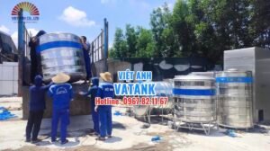 Bồn nước inox Việt Anh VATANK - Giải pháp trữ nước an tâm cho mọi gia đình
