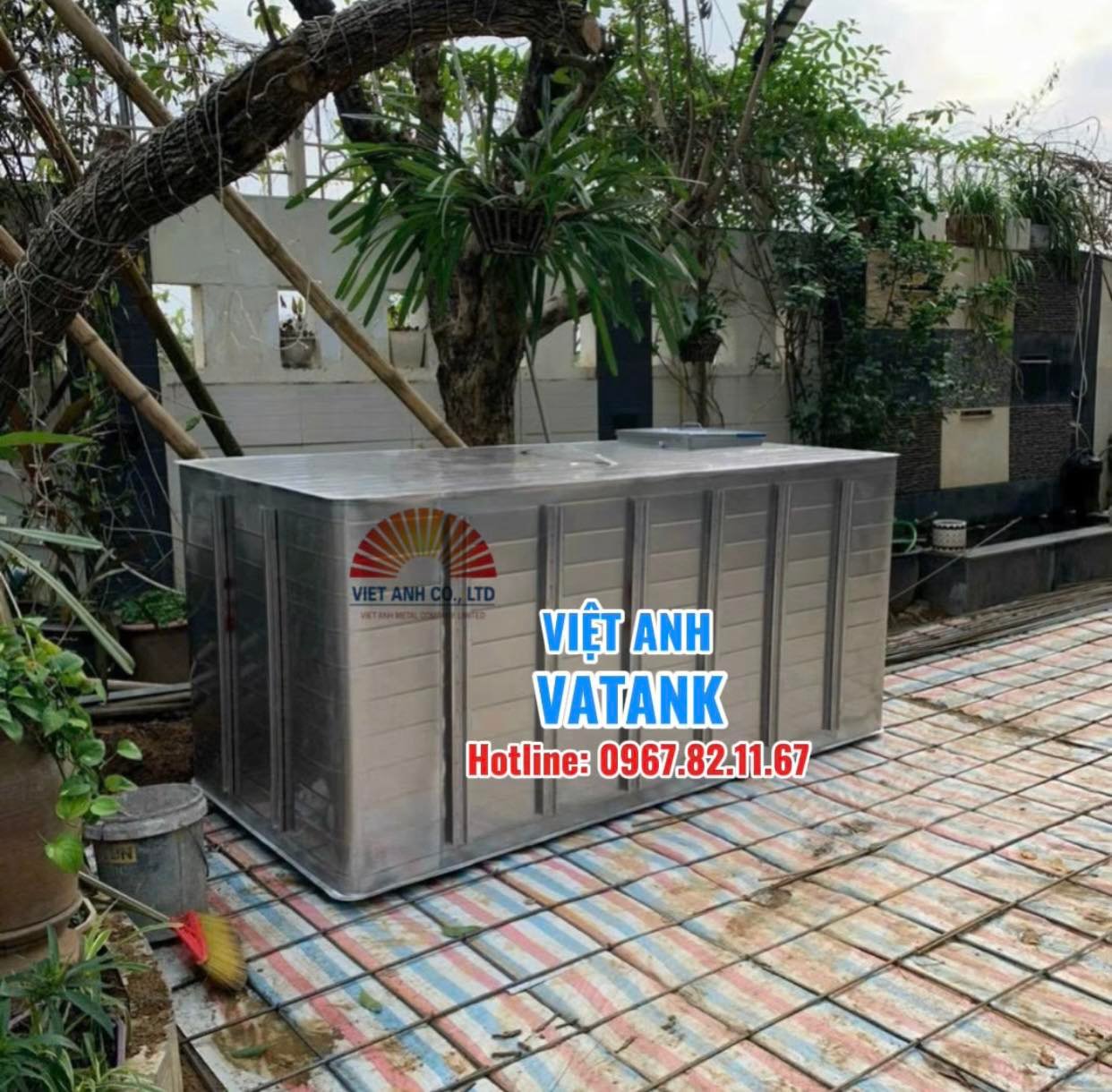 Bồn inox cao cấp – chống gỉ sét, chịu được mọi thời tiết khắc nghiệt