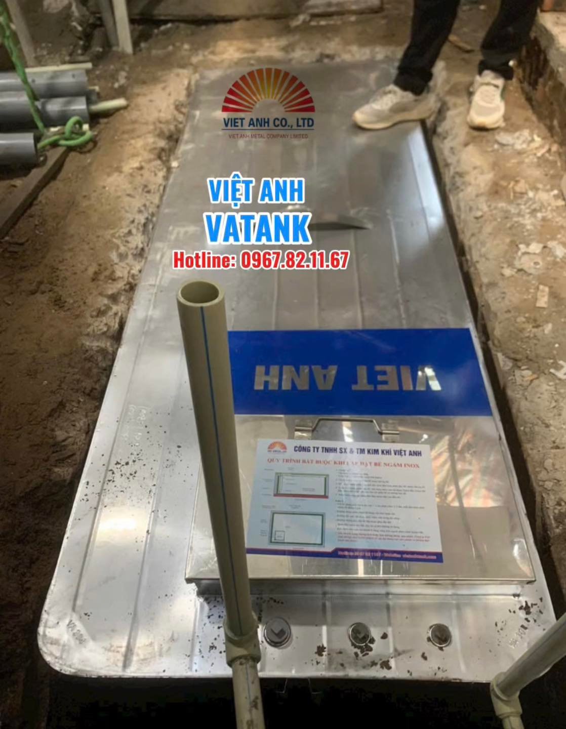 Bể ngầm inox Việt Anh - Giải pháp an toàn, bền bỉ