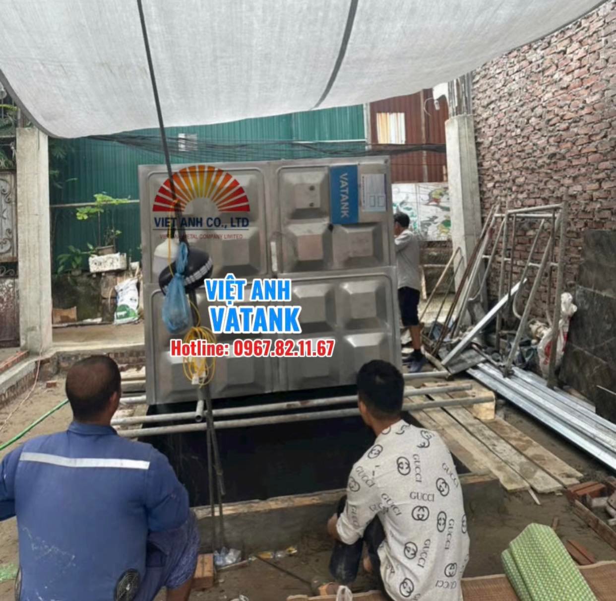 Bồn bể inox công nghệ cao đến tay khách hàng