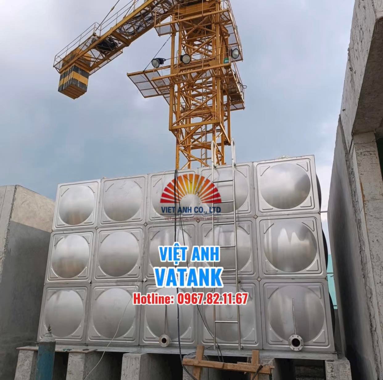 Bồn bể lắp ghép inox Việt Anh - lựa chọn của những công trình muốn đi đường dài