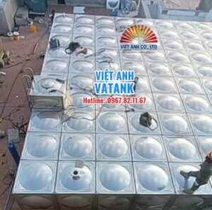 Bồn bể lắp ghép inox Việt Anh - lựa chọn của những công trình muốn đi đường dài