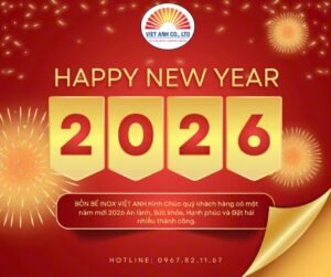 Bồn bể inox Việt Anh VATANK chúc mừng năm mới 2026