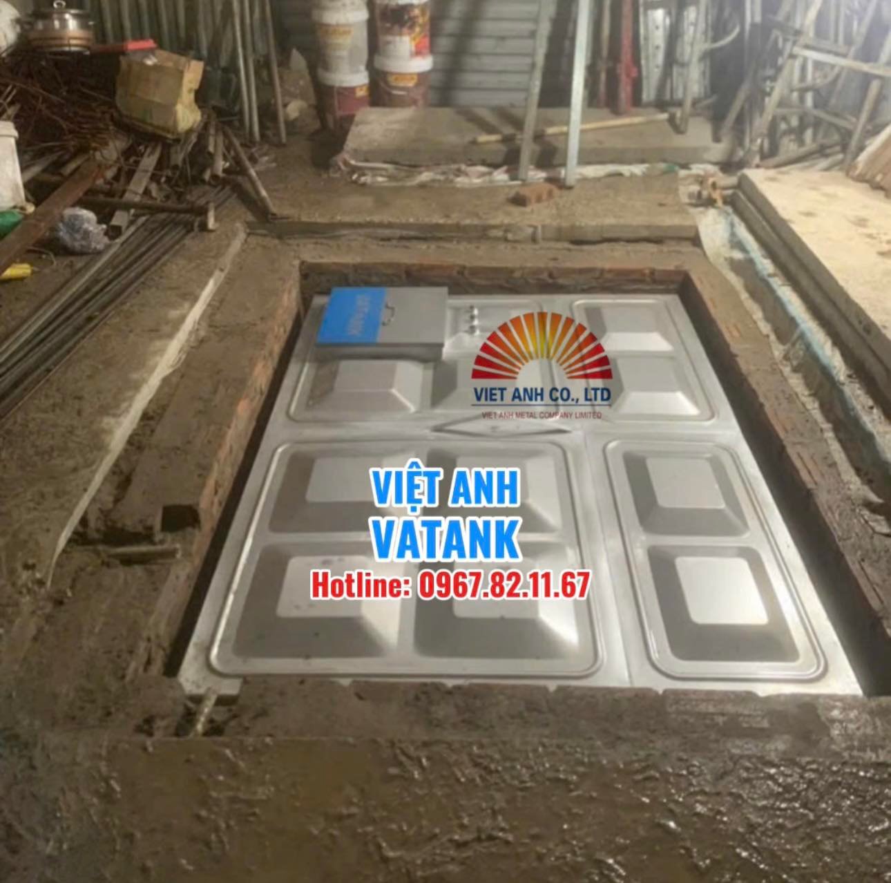 Bồn bể inox công nghệ cao Việt Anh đến với khách hàng