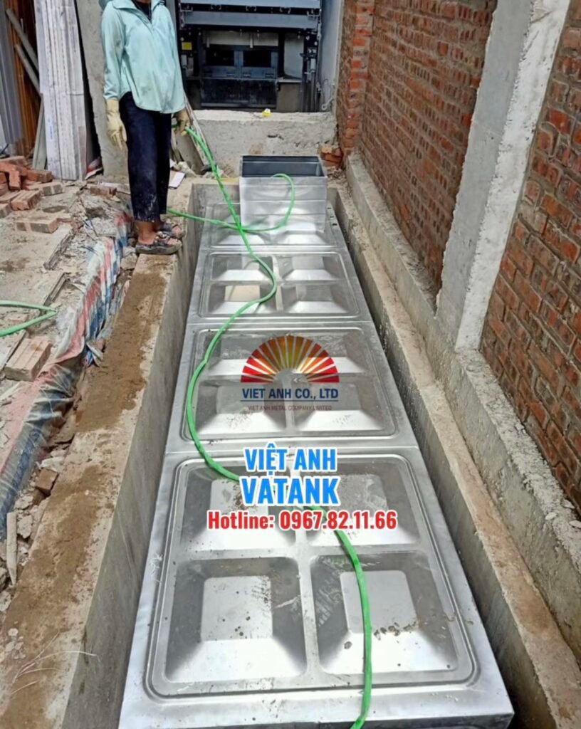 Bồn nước inox công nghệ cao Việt Anh đến với khách hàng