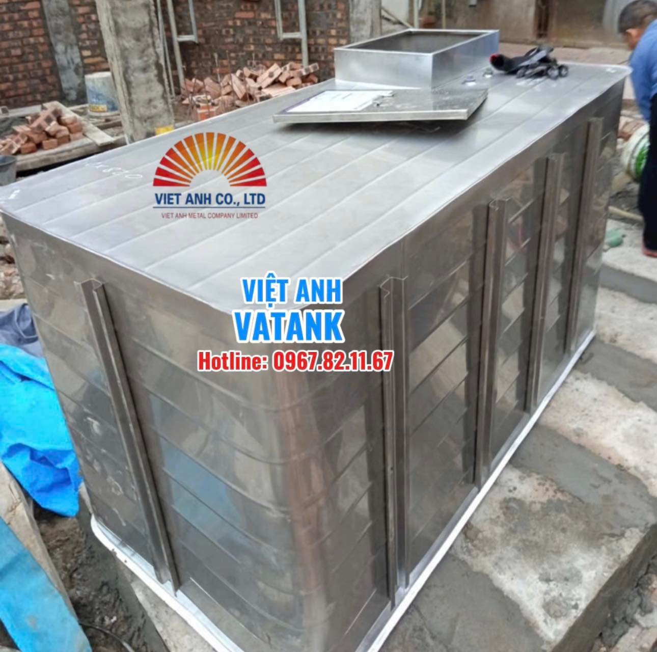 Bồn nước inox Việt Anh VATANK đến với kháchh hàng