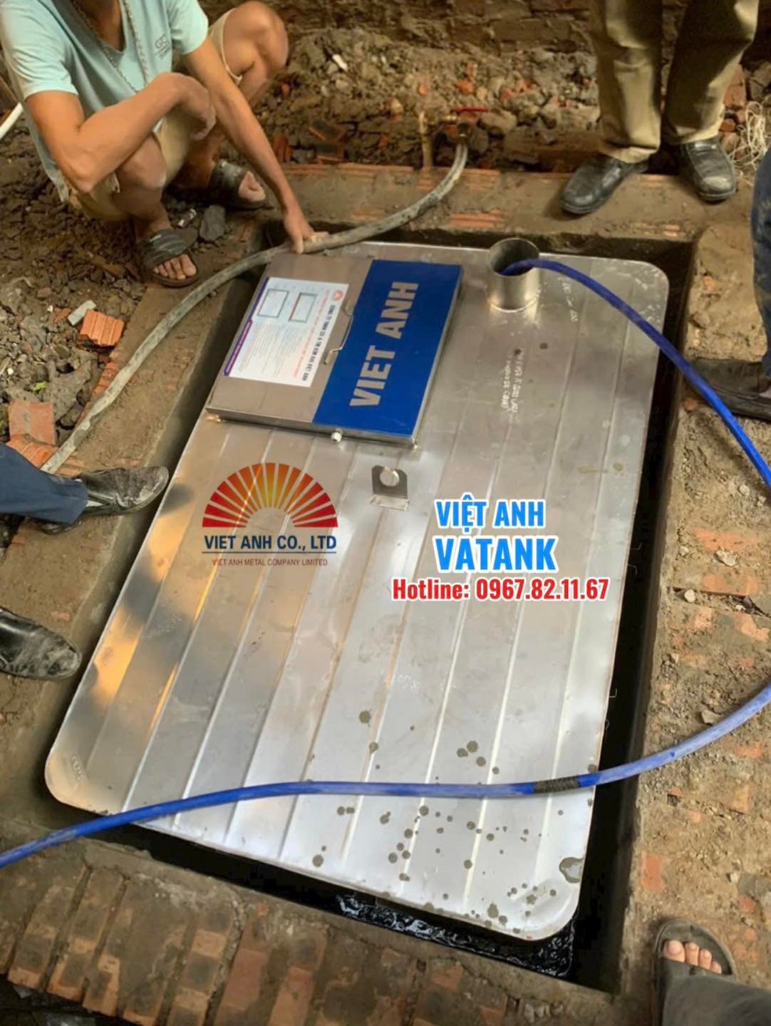 Bồn nước inox Việt Anh VATANK đến với kháchh hàng