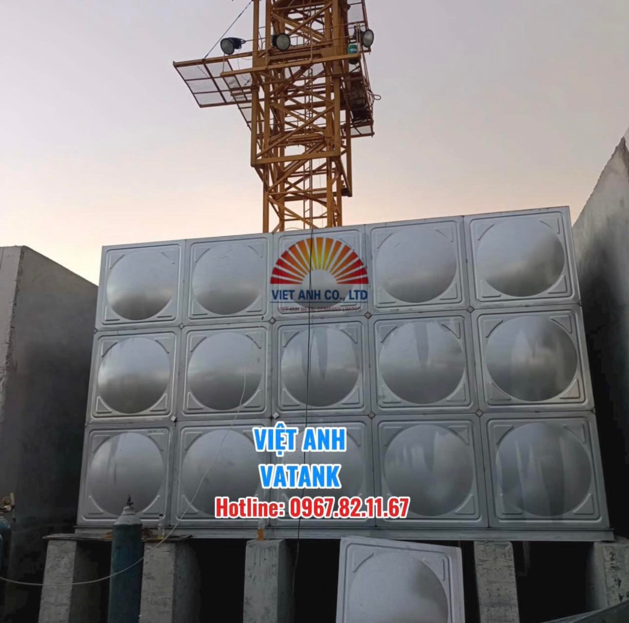 Bồn lắp ghép inox 304 Việt Anh VATANK giá tốt nhất