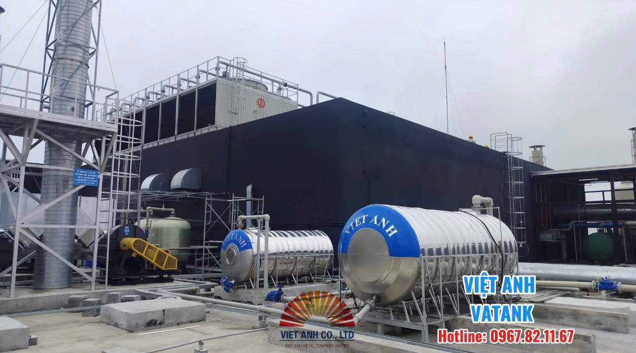 Gia công tank inox công nghiệp theo tiêu chuẩn nhà máy