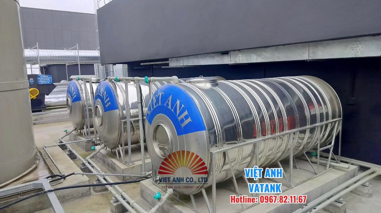Hệ thống bồn inox công nghiệp do VATANK triển khai tại Bắc Ninh