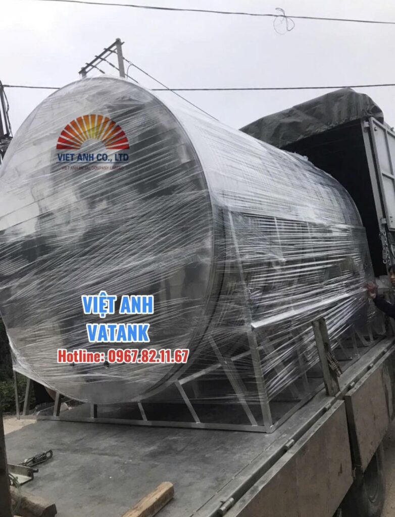 Bồn bảo ôn inox Việt Anh VATANK đến với khách hàng an toàn đúng tiến độ