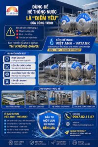 Bồn inox công nghiệp chống gỉ chống ăn mòn hiệu quả