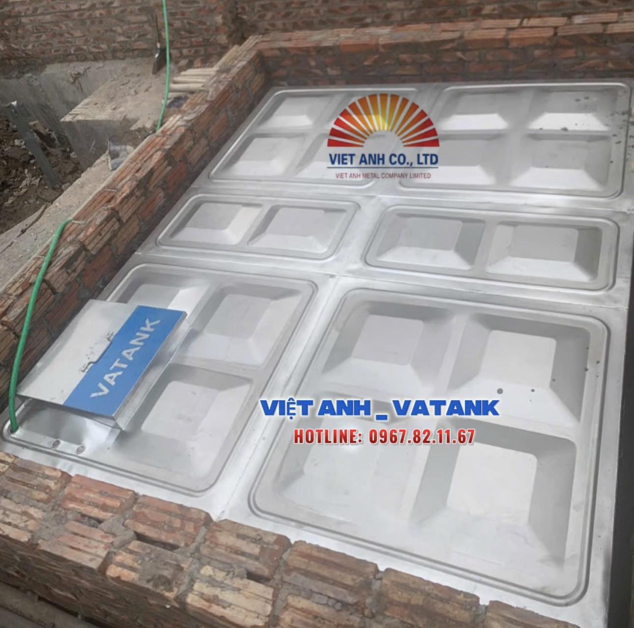 Bồn inox Việt Anh VATANK giải pháp trữ nước hiệu quả mùa nắng nóng