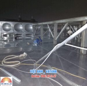 Lắp đặt bể inox lắp ghép 432m3 tại Đà Nẵng