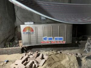 Bồn nước inox lắp đặt cho nhà phố diện tích hẹp